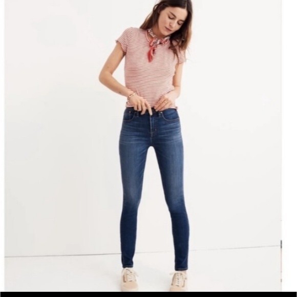 Madewell 9” High Rise Skinny Jeans size 25 - Picture 1 of 9
